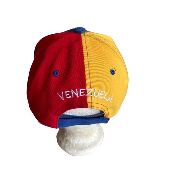 Venezuela Flag Baseball Cap Adjustable Embroidered Stars & Coat Of Arms - Picture 3 of 6